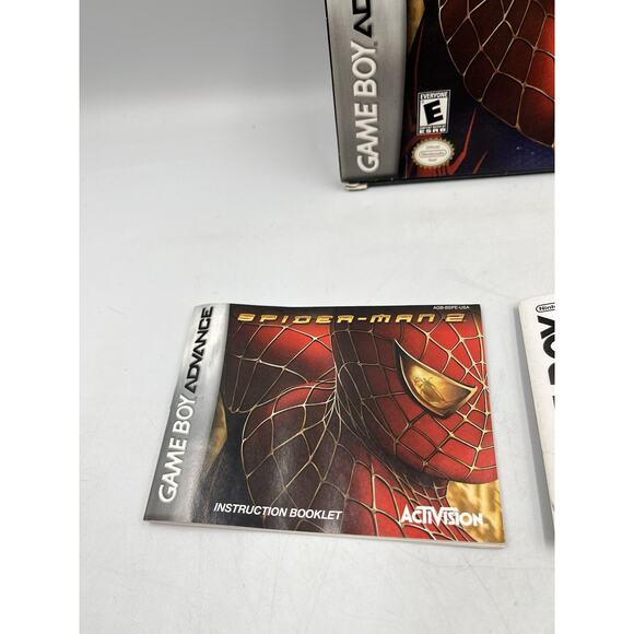 Spider-Man 2 GBA Game Boy Advance Complete CIB Good Condition! NICE! - Picture 3 of 13